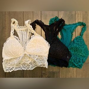 AERIE HIGHLANDS LACE LONGLINE BRALETTE